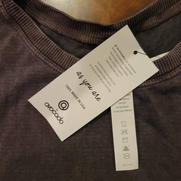 BNWT A By Avocado Black/Grey Seamless Workout Muscle Tank Size M - Picture 4 of 5